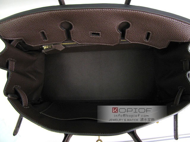 エルメス バーキン35トゴ ショコラ(金具:ゴールド) her422